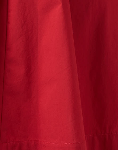 Short Lane Red Shirt Dress