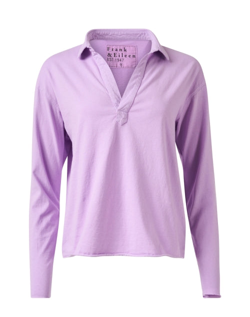 Patrick Violet Popover Henley Top