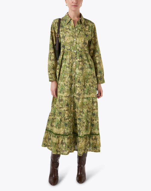 Starr Olive Green Suede Leather Hobo Shoulder Bag