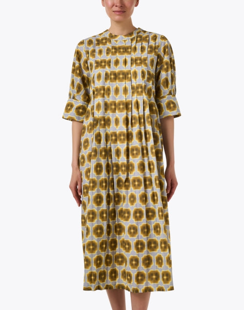 Multi Geo Print Cotton Dress