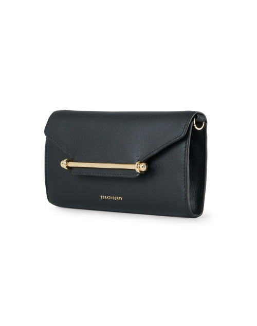 Black Leather Clutch