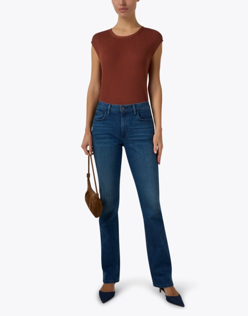 Burnt Orange Knit Top