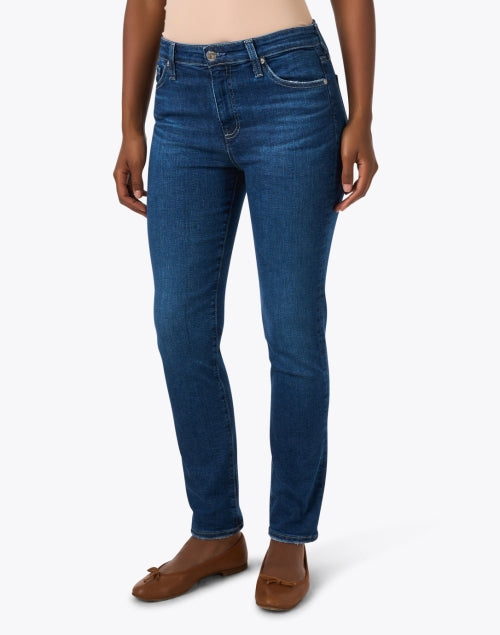 Mari Blue Slim Straight Jean