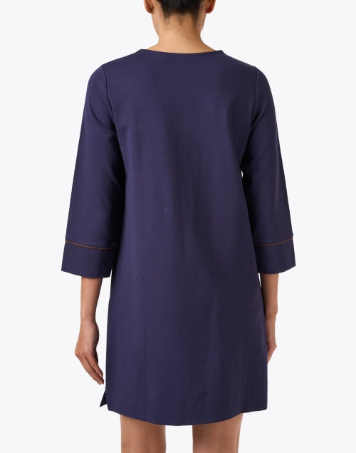 Caitlyn Navy Ponte Shift Dress