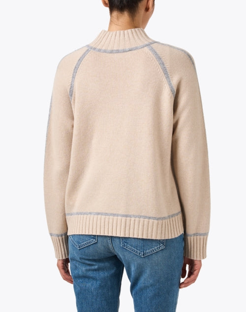 Pescara Beige Wool Cashmere Sweater