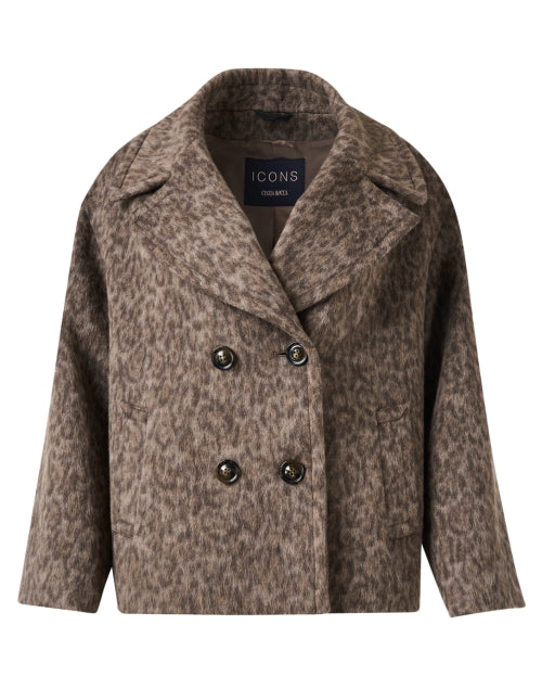 Brown Leopard Jacket