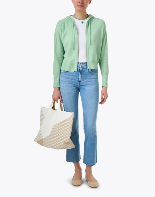 Isola Light Wash Cropped Bootcut Jean