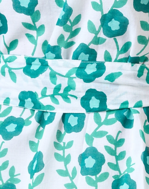 Toscana Green Floral Print Dress