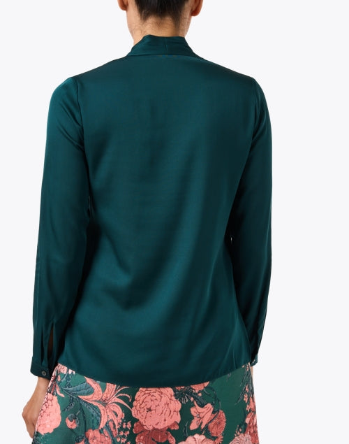 Nellie Green Silk Blouse