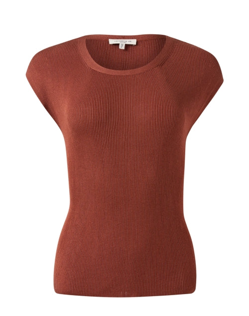 Burnt Orange Knit Top