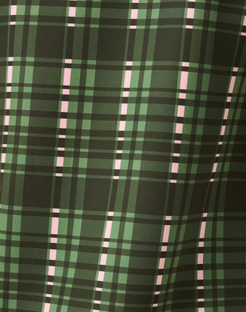 Rubina Green Plaid Shift Dress