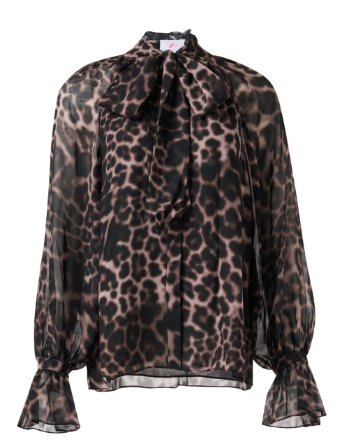 Davi Animal Print Blouse