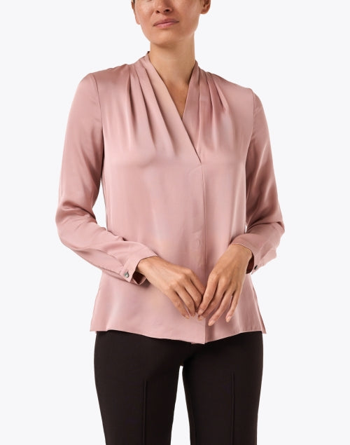 Nellie Rose Pink Silk Blouse