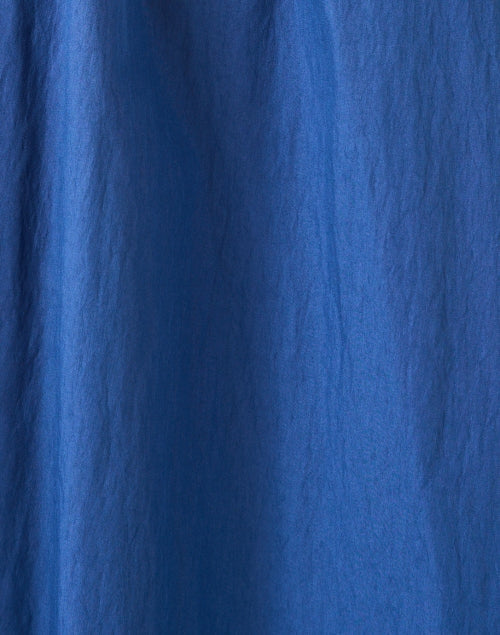 Blue Cotton Shirt Dress