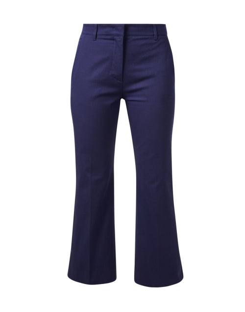 Bosso Navy Crop Flare Pant