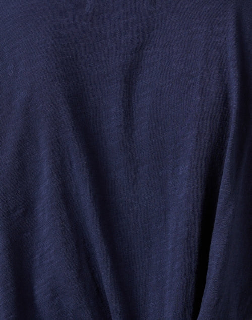 Volta Navy Cotton Top