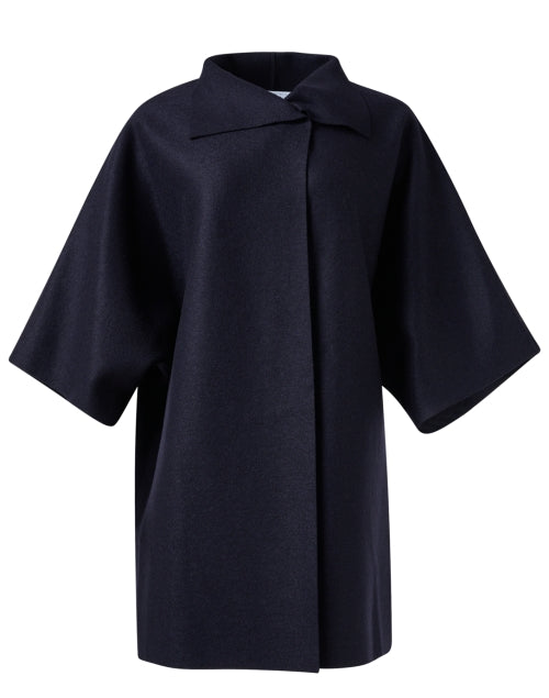 Navy Wool Coat
