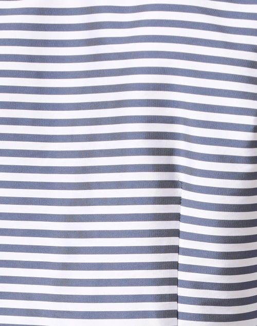 Celine Navy and White Stripe Shirt