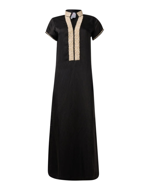 Pearl Black Beaded Dress