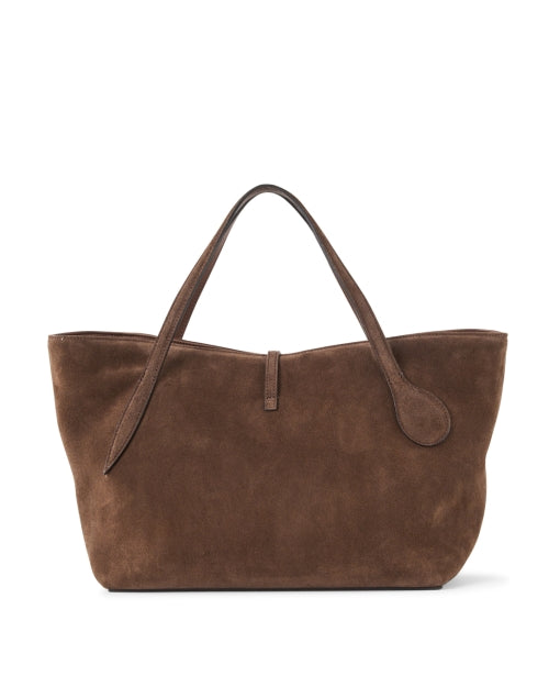 Petite Penne Brown Suede Tote Bag