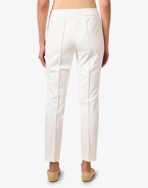 Gramercy White Stretch Pintuck Pant