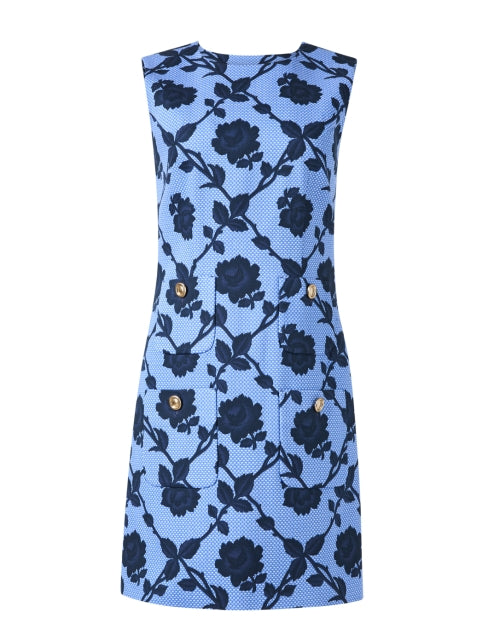 Russell Blue Floral Print Dress