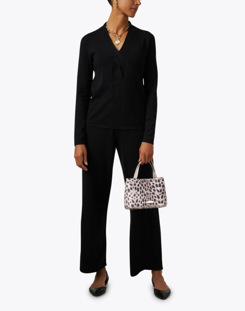 Marella Black Palazzo Pant