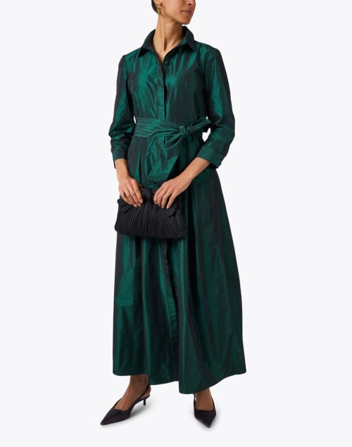 Emerald Green Taffeta Dress