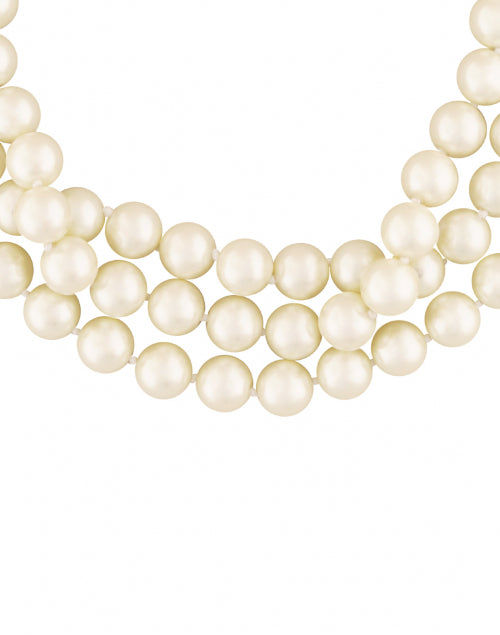 Pearl Triple Strand Necklace