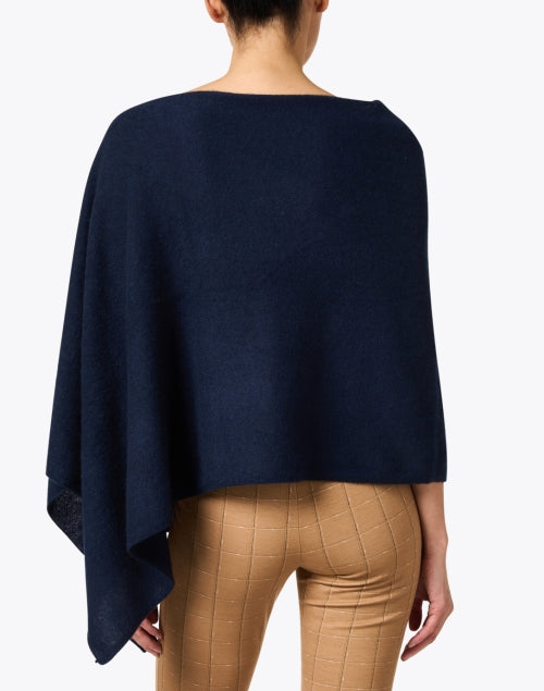 Midnight Blue Cashmere Ruana