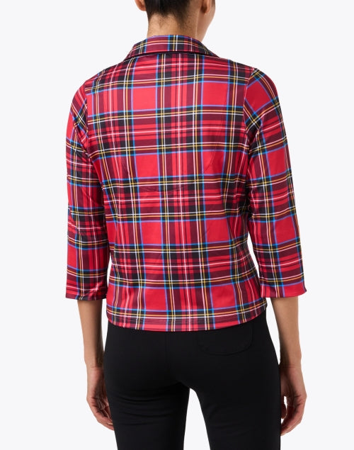 Twist and Shout Red Tartan Top