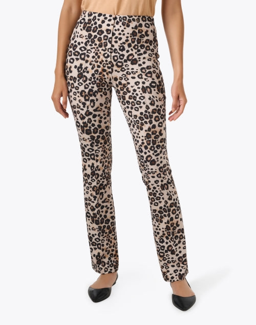 Frederica Leopard Print Slim Pant