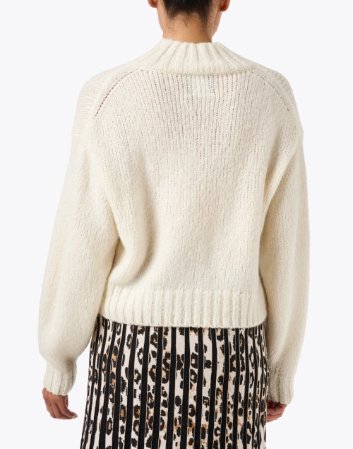 Ivory Wool Blend Sweater