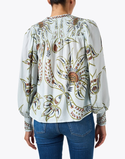 Anouk Blue Print Blouse