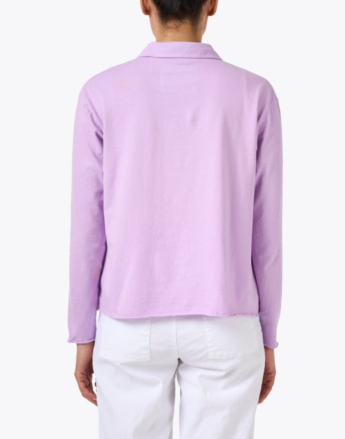 Patrick Violet Popover Henley Top