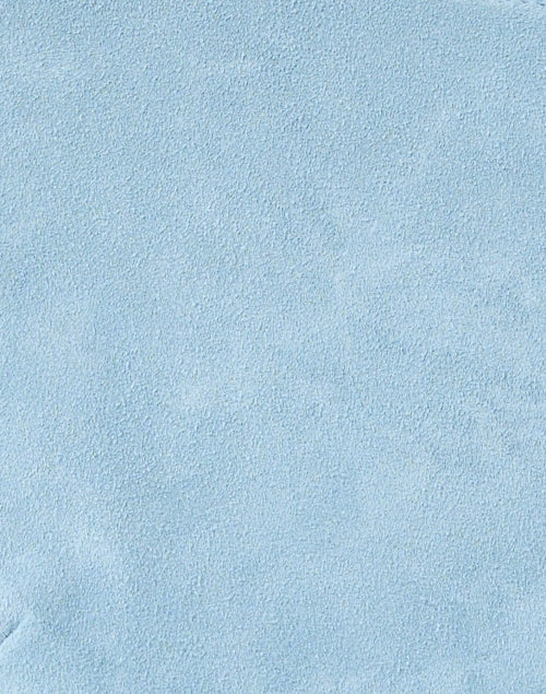 Starr Blue Suede Leather Hobo Shoulder Bag