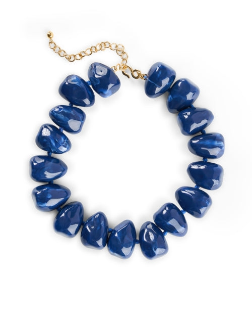 Lapis Pebble Necklace