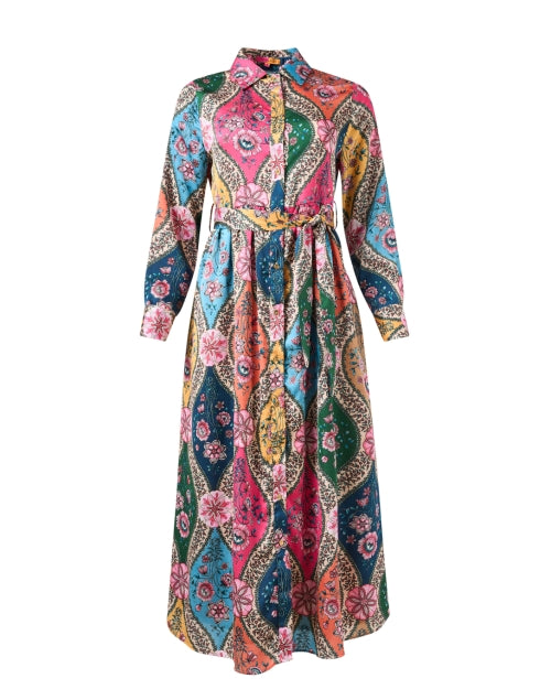 Amira Multi Floral Print Dress