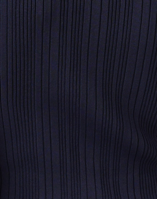 Ivanna Navy Ribbed Top