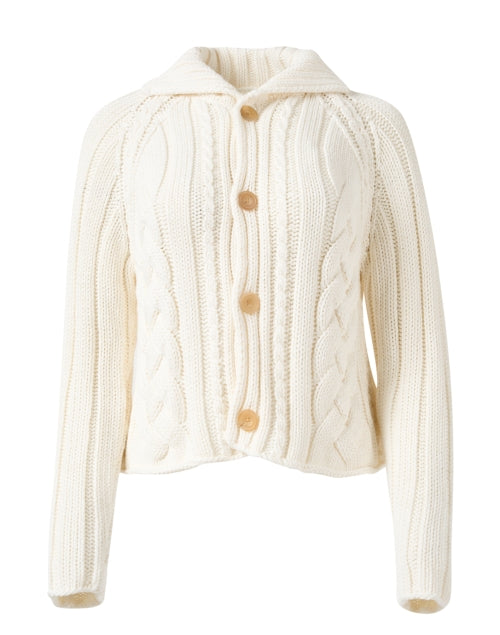 Ivory Cotton Cardigan
