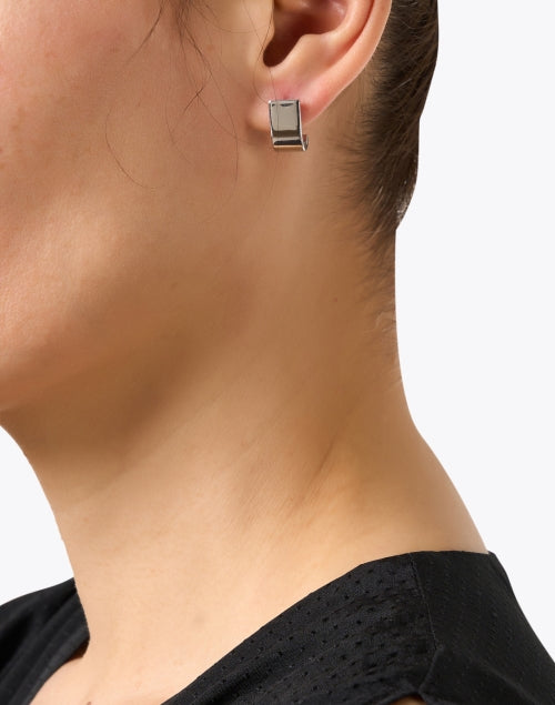 Chloe Silver Hoop Earrings