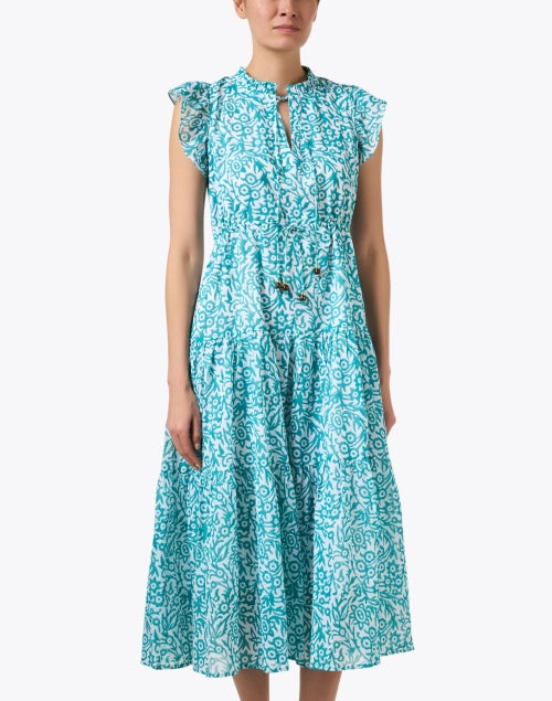 Cyprus Green Floral Print Dress