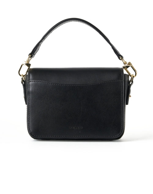 Frankie Black Leather Crossbody Bag