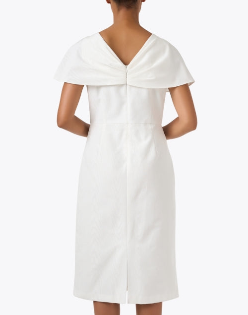 White Twist Sheath Dress