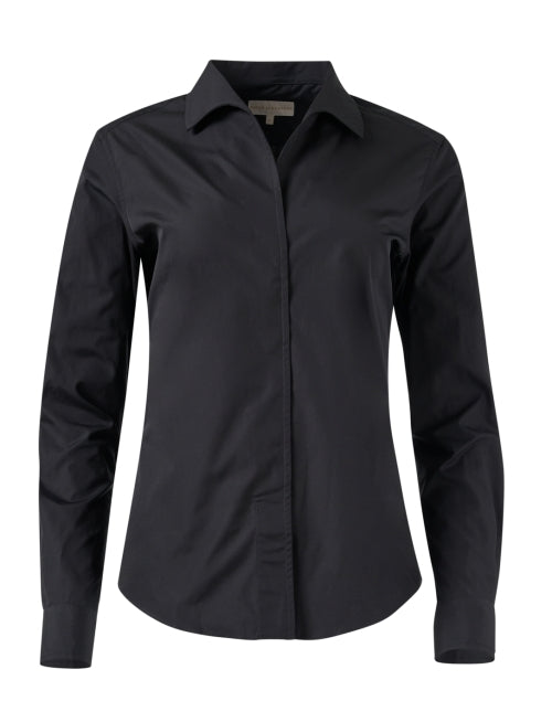 Signature Black Cotton Shirt