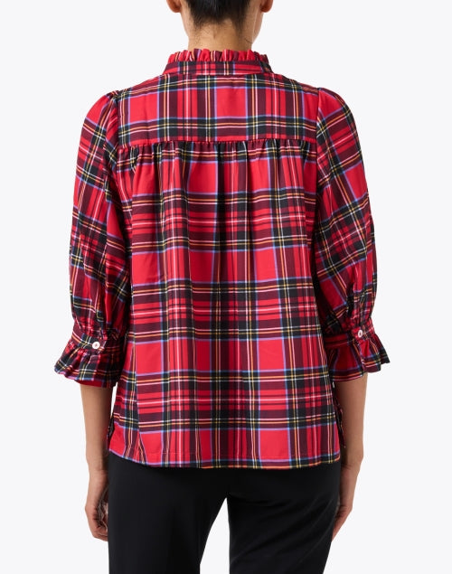 Red Stewart Plaid Top