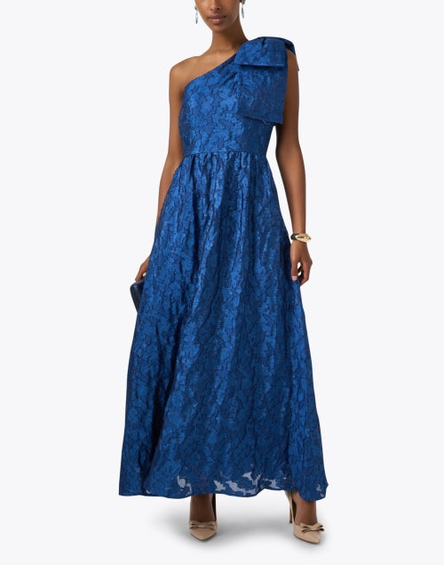 Caroline Navy Organza Dress