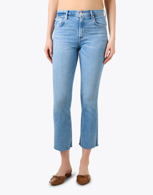 Isola Light Wash Cropped Bootcut Jean