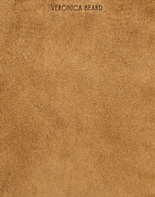 Boxy Tan Suede Shoulder Bag