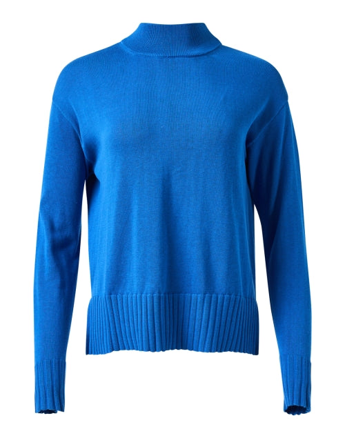 Eden Blue Cotton Silk Sweater